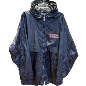 Indianapolis Firefighters Navy Rain Jacket 2XL